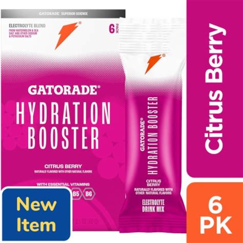 Gatorade Hydration Booster Citrus Berry Electrolyte Drink Mix Pk