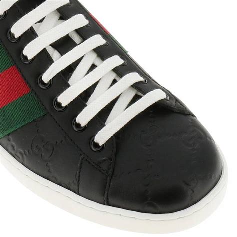 GUCCI: Shoes men | Sneakers Gucci Men Black | Sneakers Gucci 386750 ...