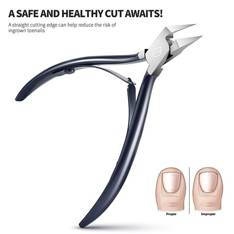 Feryes Toenail Clipper For Ingrown And Thick Nails Stainless Steel