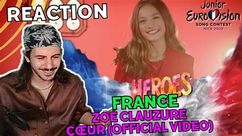 Reaction France Zoé Clauzure Cœur Official Video Junior