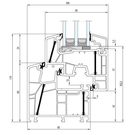 Kunststofffenster Detailzeichnungen Und Querschnitte Fensterblick De