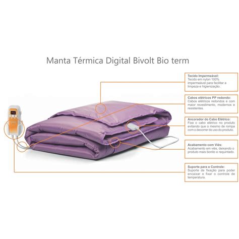 Manta T Rmica Est Tica Bio Term Digital Corpo Inteiro Gg Infra Vermelho