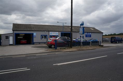 Brooksbank Garage On Featherstone Lane © Ian S Geograph Britain And