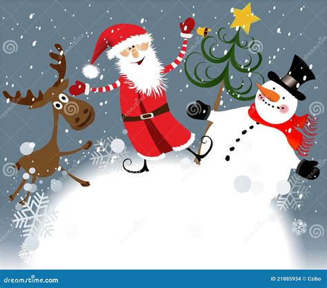 Christmas Team Stock Vector Illustration Of Holiday 21885934