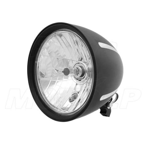 Reflektor Lampa Prz D Cali Czarny Mat Aluminium Homologacja E