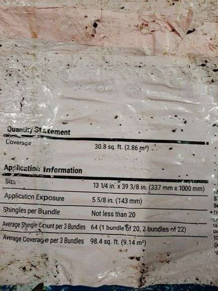 Pallet Of Owen S Corning Trudefinition Duration Storm Algae Impact