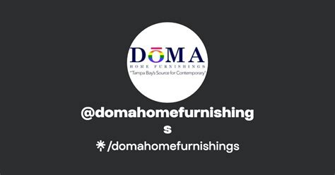 DoMAHomeFurnishings Instagram Facebook Linktree