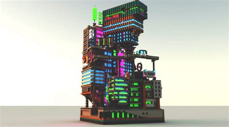 Neon Plot Minecraft Map Minecraft Amazing Builds Minecraft