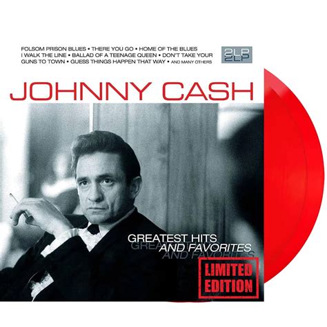 Johnny Cash Greatest Hits And Favorites Deluxe Version [red Vinyl Limited Edition