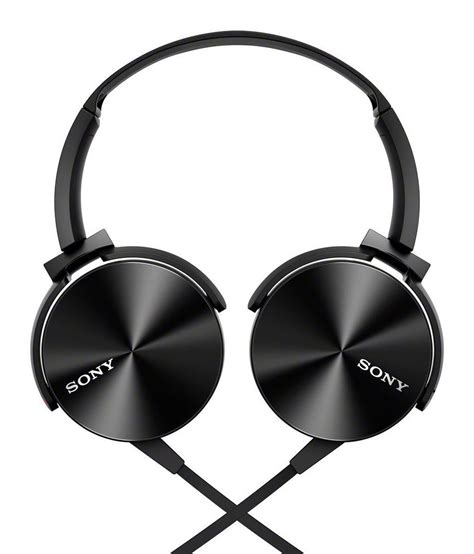 Buy Sony Extra Bass XB Headphones MDR XB450 Black Online At Best