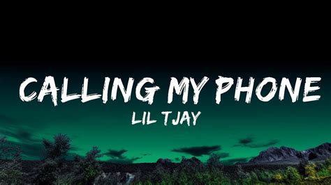 Lil Tjay Calling My Phone Feat 6lack Lyrics Youtube Music