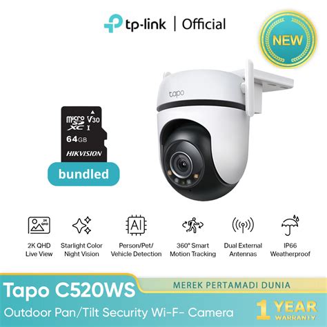 Jual Tp Link Tapo C Ws K Qhd Cctv Outdoor Pan Tilt Security Wi Fi