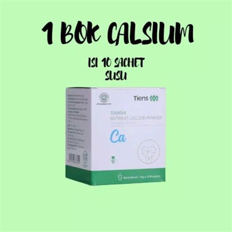 Jual Tianshi Nutrient Calcium Powder Susu Kalsium Calsium Nhcp Tiens