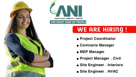 Ani Integrated Services Ltd Job Vacancy Site Engineer