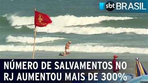 N Mero De Salvamentos No Rio De Janeiro Aumentou Mais De Em