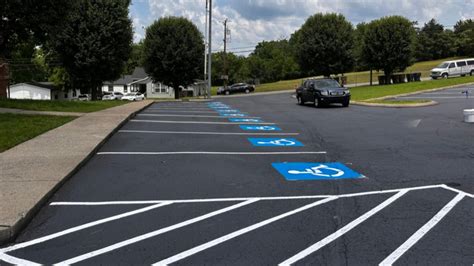 Parking Lot Line Striping Asphalt Repair In Plattsmouth Everline