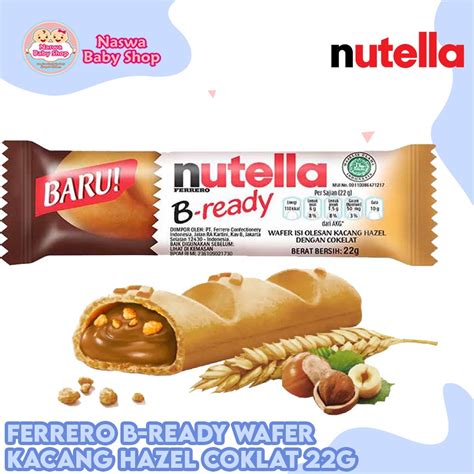 Jual Nutella Ferrero B Ready Wafer Kacang Hazelnut Coklat G Shopee