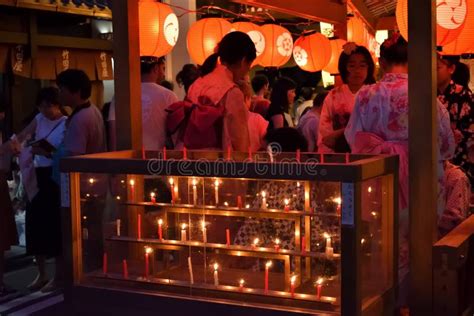 Gion Festival`s Lantern Evening Kyoto Japan Editorial Photo Image