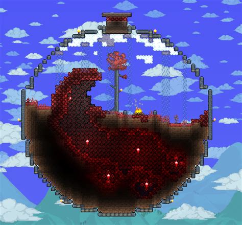 Terraria Crimson House