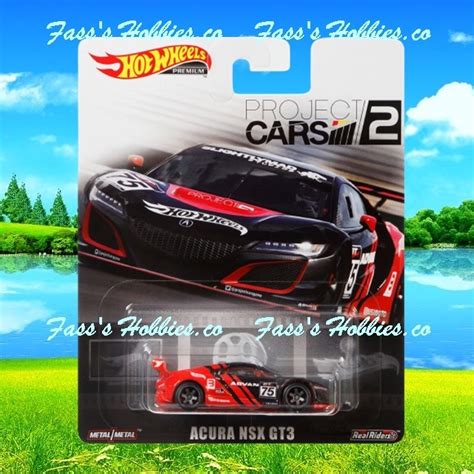 HOT WHEELS ACURA NSX GT3 PROJECT CARS 2 CAR CULTURE ADVAN RUBBER TYRE Shopee Malaysia