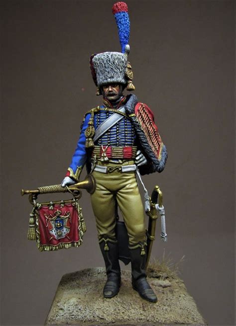 Trumpeter Chasseur A Cheval Regiment French Imperial Guard Painted By