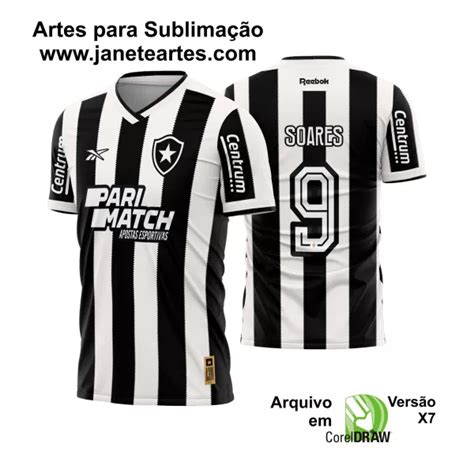 Vetor Camisa 2024 Botafogo Janete Artes