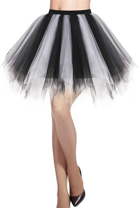 Dresstells Women S Short Tutu Ballet Bubble Skirt S Tulle Party