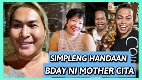 SIMPLENG HANDAAN SA BIRTHDAY NI MOTHER CITA BrendaMageOfficial MOMMY