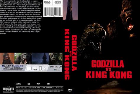 Godzilla vs King Kong remake DVD cover by SteveIrwinFan96 on DeviantArt