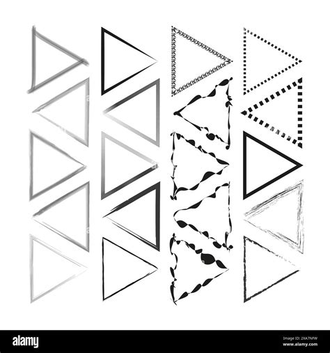 Collection Of Triangle Design Elements Vector Diverse Triangle