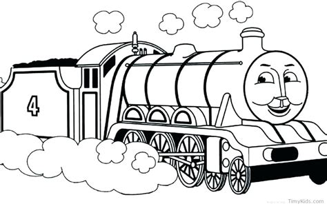 Thomas The Tank Engine Colouring Pages At Getcolorings Free