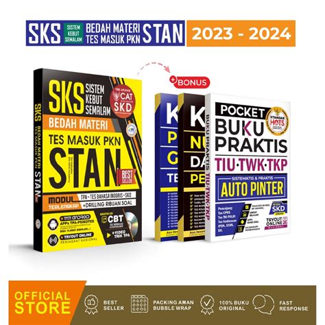 Jual Sks Bedah Materi Tes Masuk Pkn Stan Bonus Buku Pocket