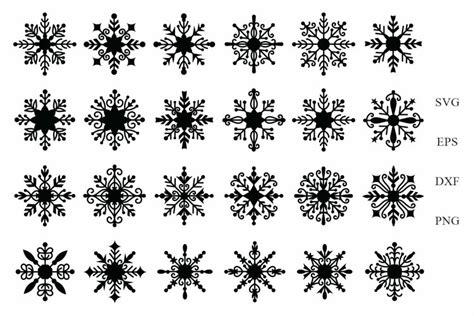 Free Svgs Download Snowflakes Svg Bundle Christmas Snowflake Svg