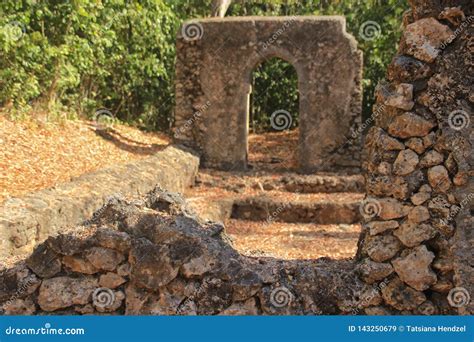 The Ancient Abandoned Arab City Of Gede Near Malindi Kenya Classical