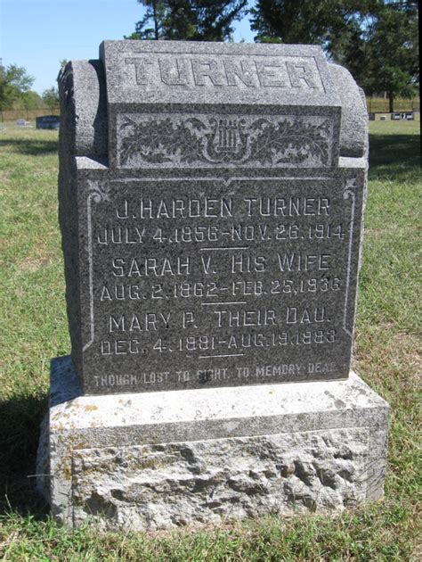 Mary P. Turner (1881-1883) - Find a Grave Memorial