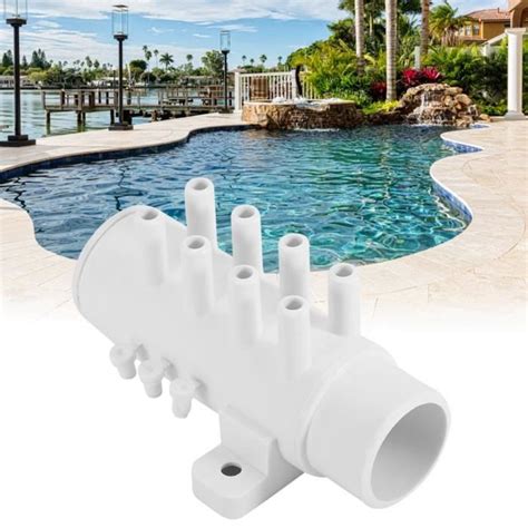 Yosoo Collecteur De Plomberie Spa Hot Spring Tub Pvc Water Pipe Port