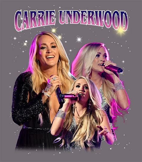 Carrie Underwood Denim and Rhinestones Tour 2023 front Digital Art by ...
