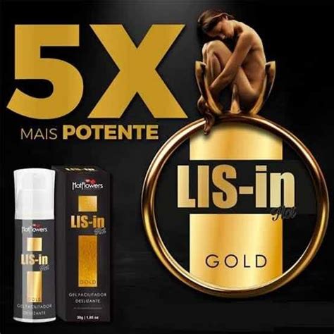 Lis In Gold Gel Facilitador Deslizante Hot Flowers 30g Mercado Livre