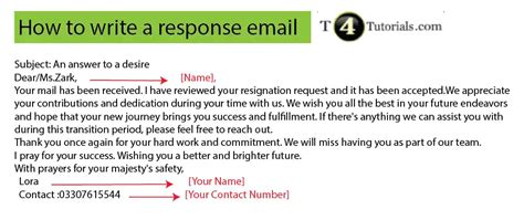 How To Write A Response Email T4Tutorials