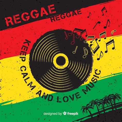 Reggae Background Free Vector