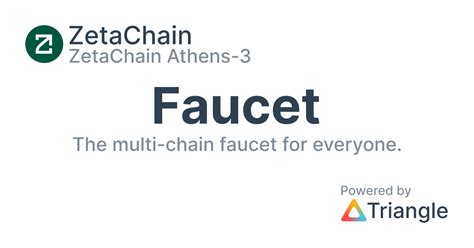 Zetachain Athens Faucet By Triangle