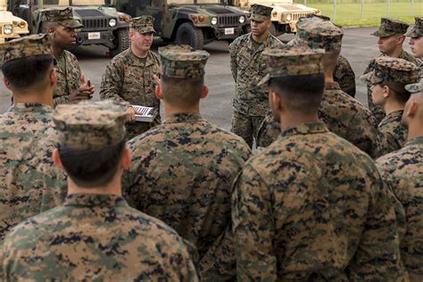 Iwakuni Marines With Marine Wing Support Squadron Arrives In Fuji