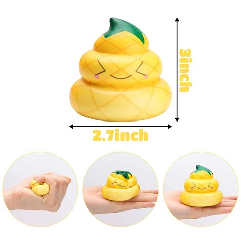 Squishy Kawaii Soft Jumbo Pu Poo Squishy Cream Scented Stress Release