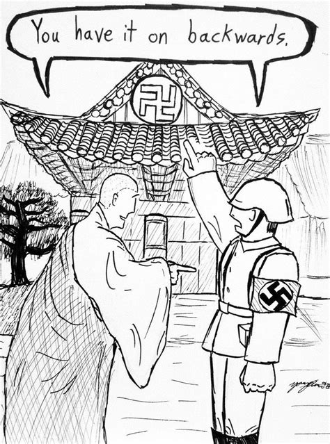 Inspired By A Friend Who Asked Why There Was A Nazi Symbol On A Korean Buddhist Temple Oc R