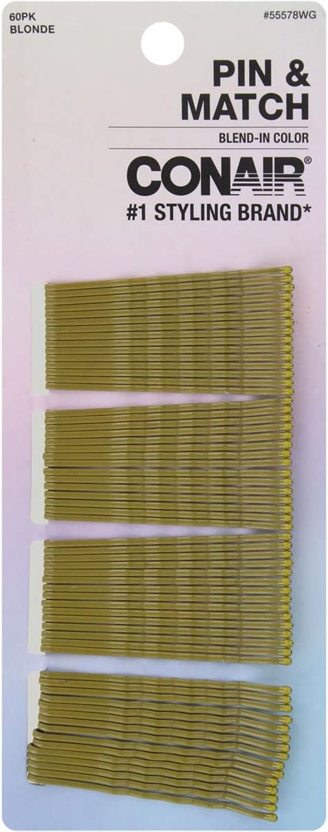 Amazon Conair Pin Match Blend In Color Hair Bobby Pins Blonde