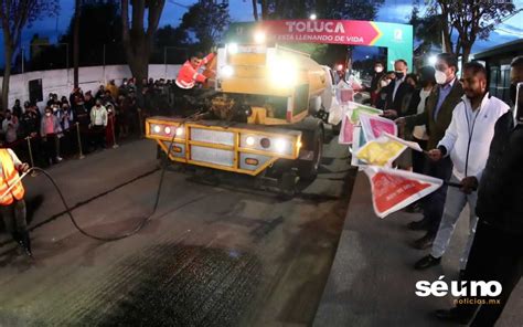 Toluca Comienzan trabajos de repavimentación en la avenida Lerdo de Tejada