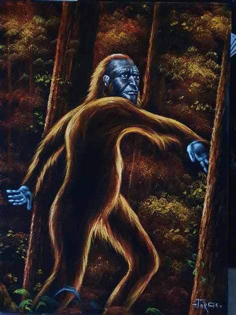 Big Foot Sasquatch Painting By Jorge Torrones Pixels