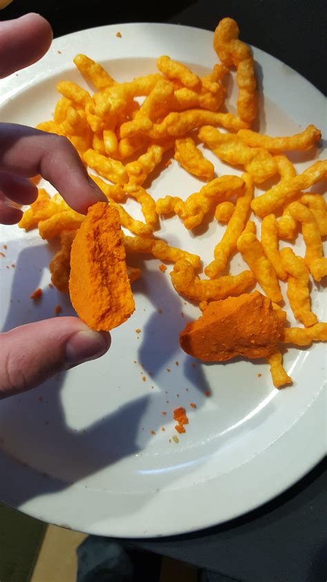 My Bag Of Cheetos Had A Block Of Cheeto Cheese In It Imgur