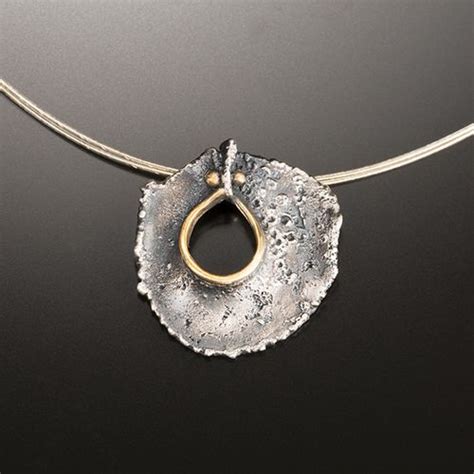 Small Temptation Pendant, Modern Silver Jewelry