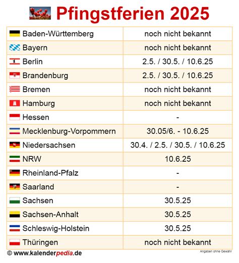 Pfingstferien 2025 Ein Überblick Ferien 2025 Sachsen